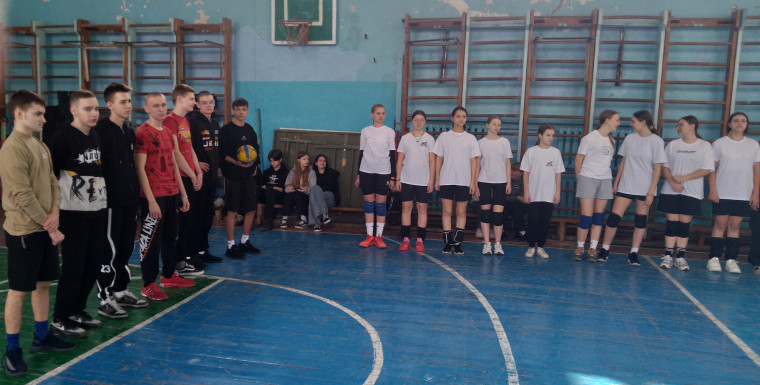 Соревнования в Первенстве по волейболу "Спартакиады школьников ДНР".